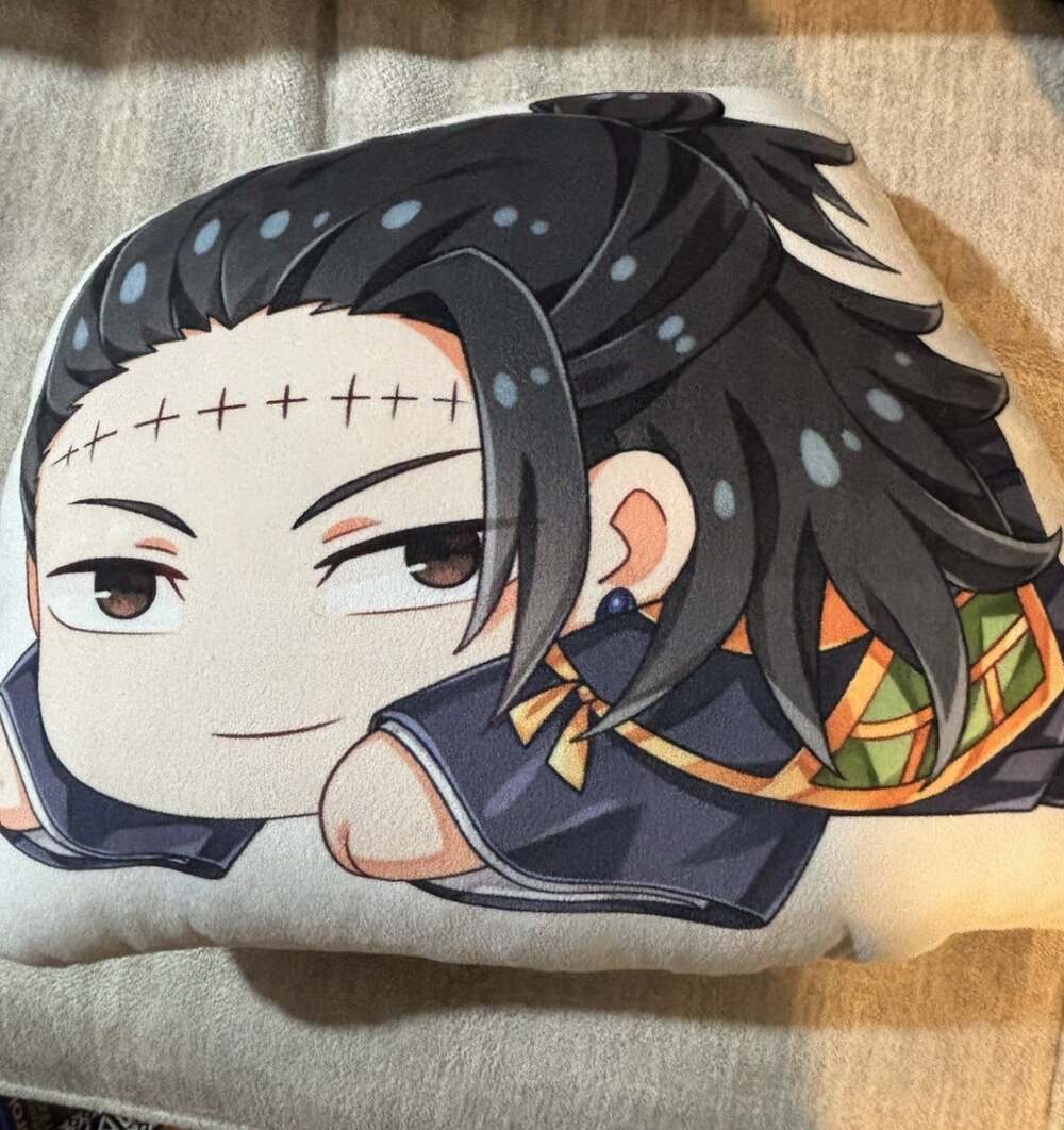 Jujutsu Kaisen Suguru Geto 18" Chibi Plush Pillow Cushion - Double Sided Anime - Picture 3 of 4